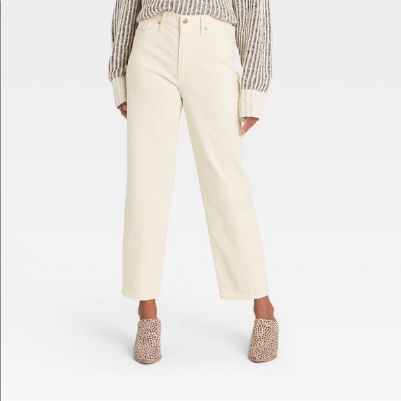 Ecru Straight Jeans Target Vintage Fit 